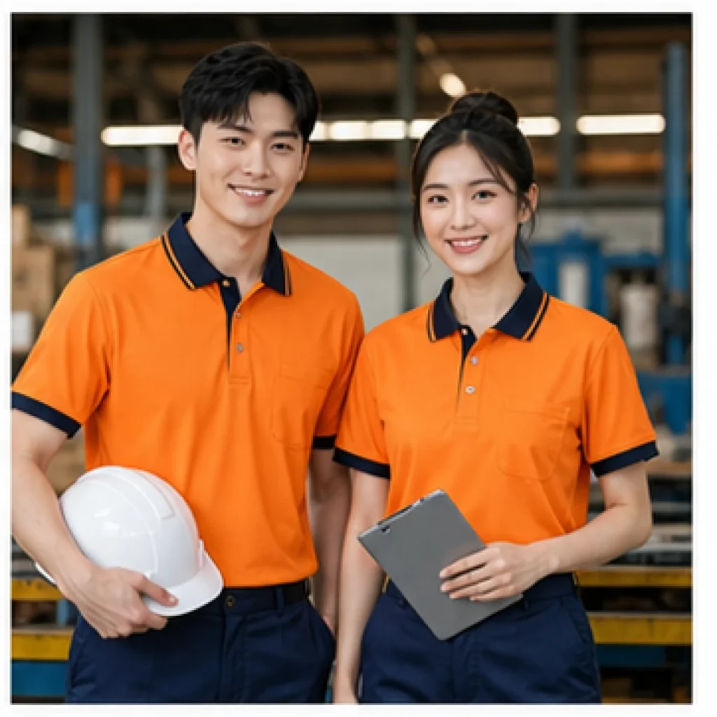 Áo polo công ty cổ trơn